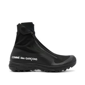 Comme Des Garçon x Salomon Logo Print High Top Sneakers